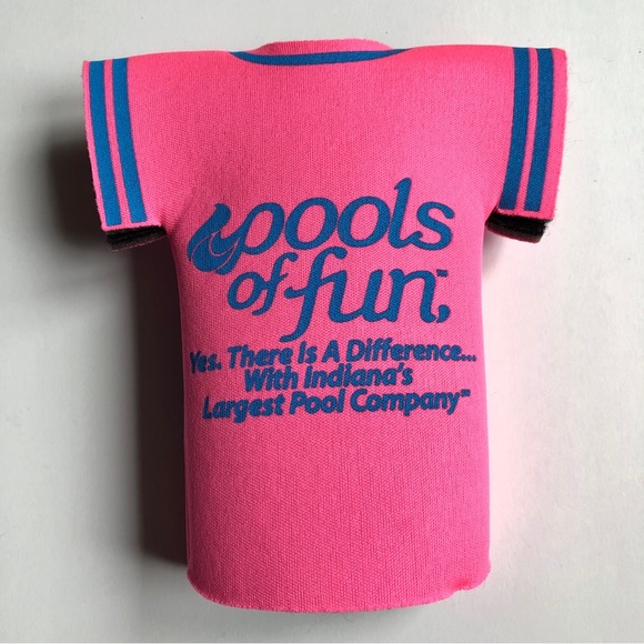 3/$10 NEW COLTS Jersey Koozie Bottle Holder INDIANAPOLIS NFL TEAM LOGO Pink NWOT - Picture 3 of 12